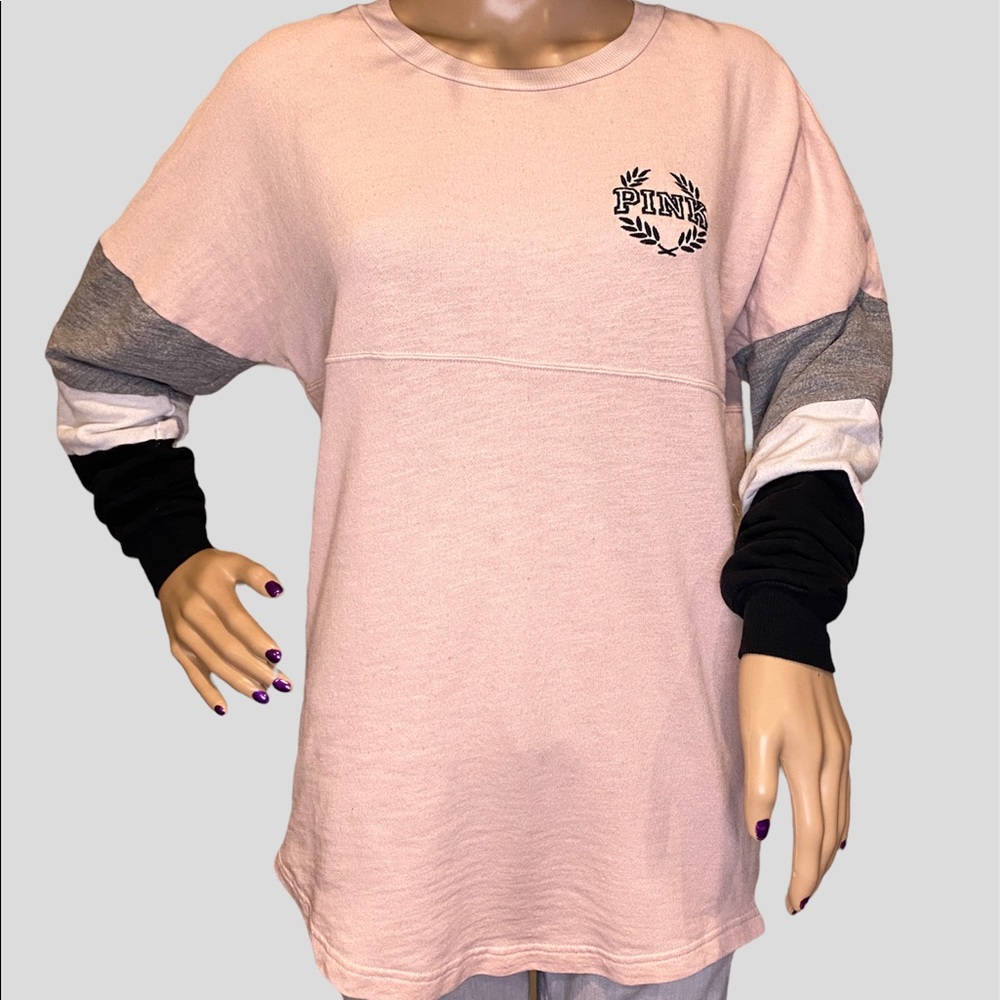 PINK Victoria's Secret Long-Sleeved Lightweight Sweatshirt LOVE PINK Top Size XS